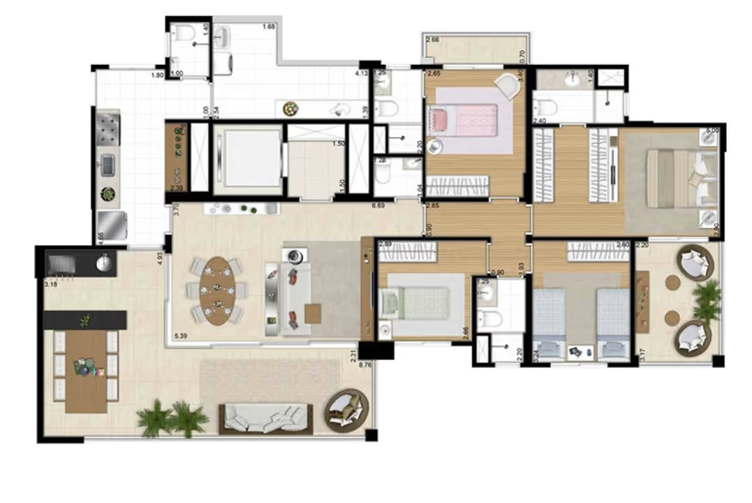 Apartamento, 4 quartos, 156 m² - Foto 28