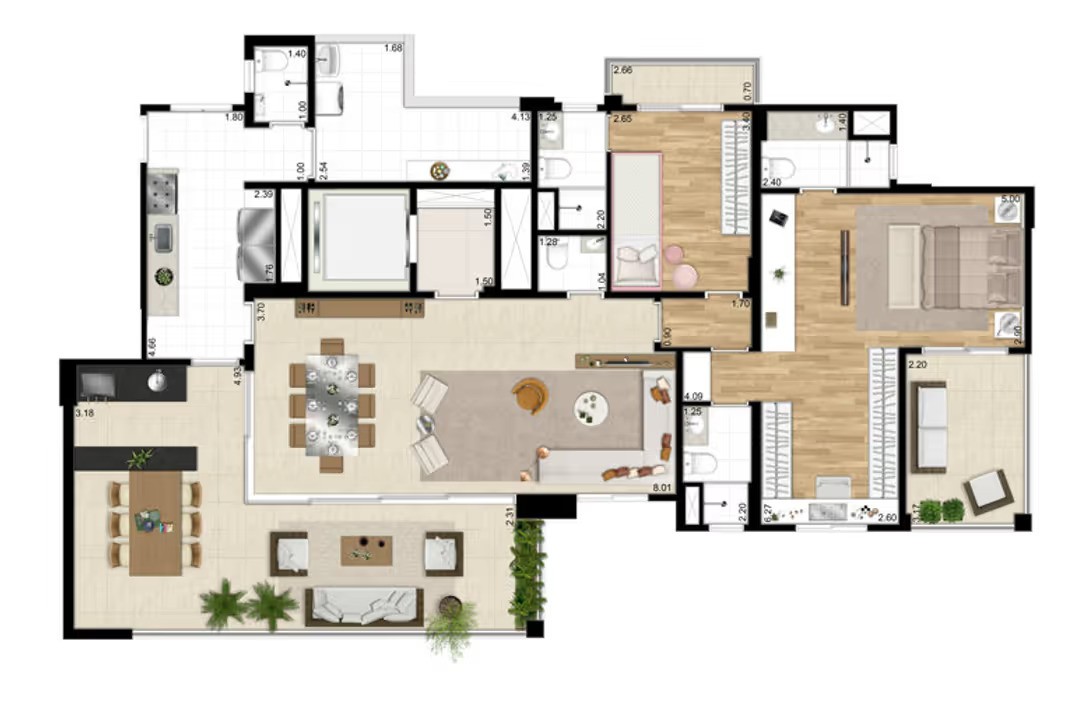 Apartamento, 4 quartos, 156 m² - Foto 27