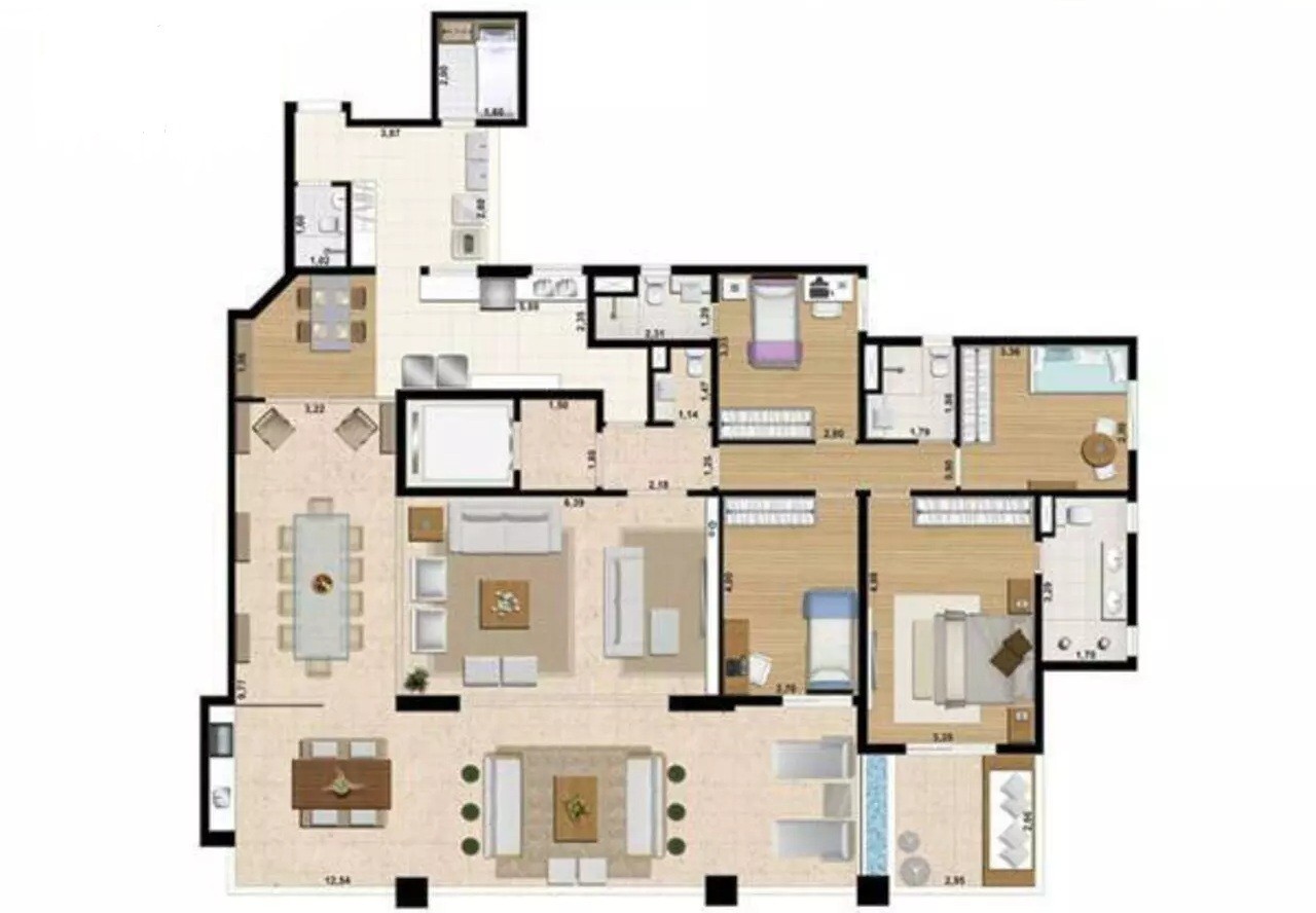 Apartamento, 4 quartos, 245 m² - Foto 27