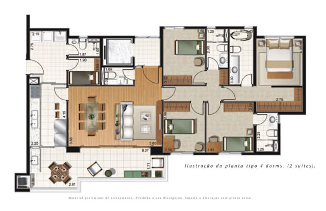 Apartamento, 3 quartos, 143 m² - Foto 42