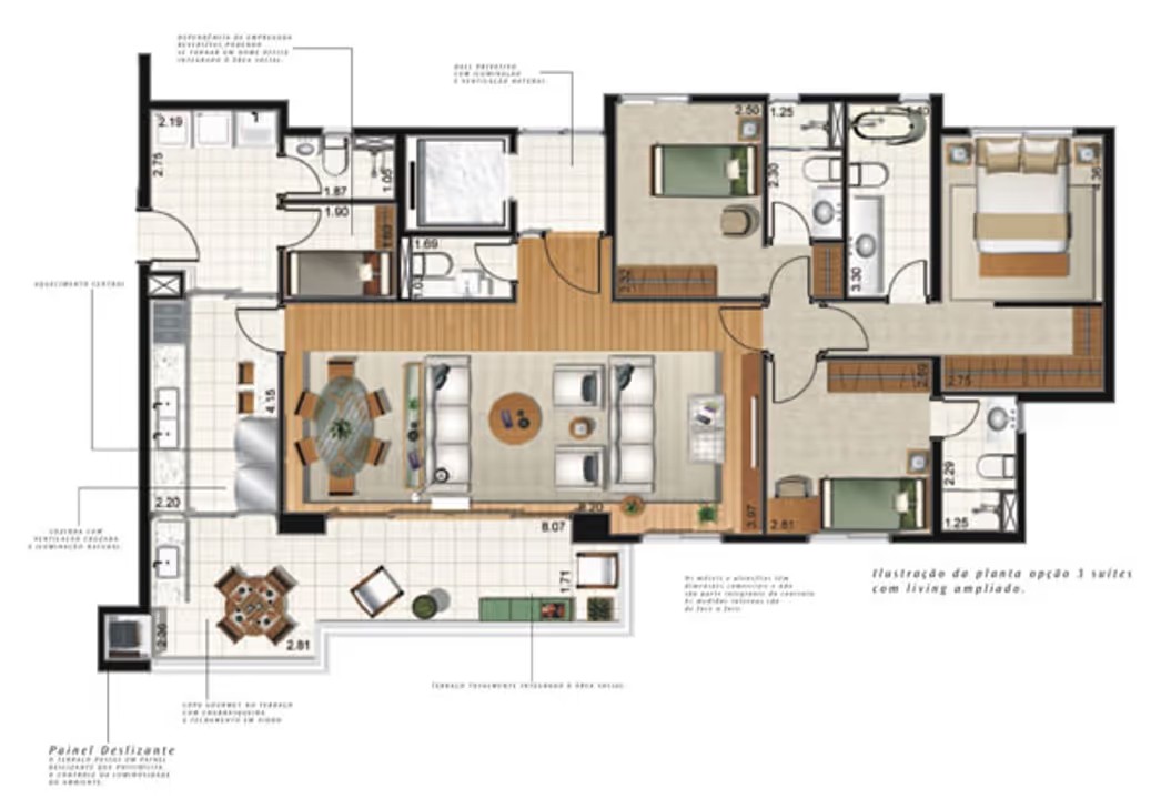 Apartamento, 3 quartos, 143 m² - Foto 41