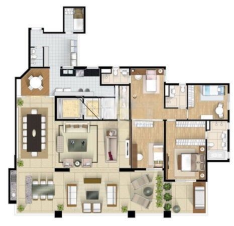 Apartamento, 4 quartos, 245 m² - Foto 18