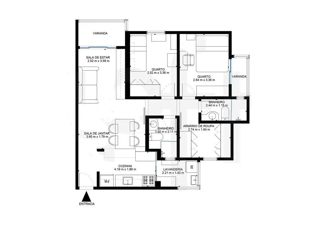 Apartamento, 2 quartos, 68 m² - Foto 25