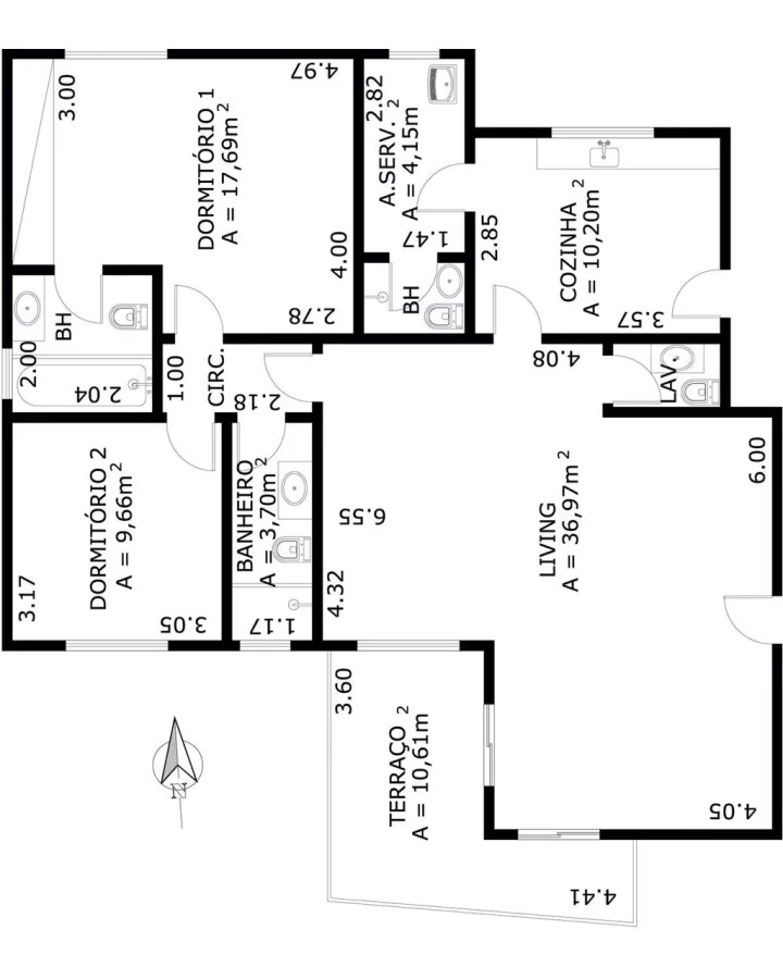Apartamento, 3 quartos, 118 m² - Foto 35