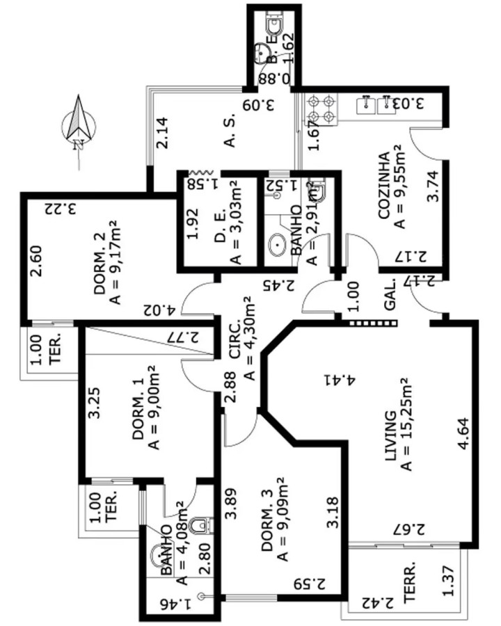 Apartamento, 3 quartos, 106 m² - Foto 48