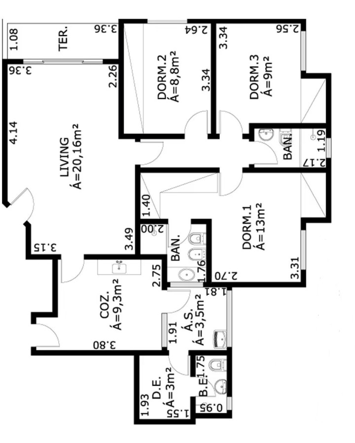 Apartamento, 3 quartos, 98 m² - Foto 22