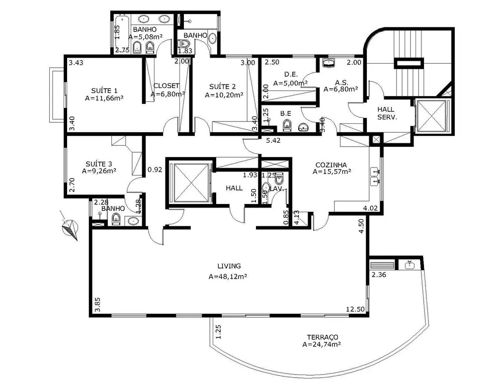 Apartamento, 3 quartos, 180 m² - Foto 29