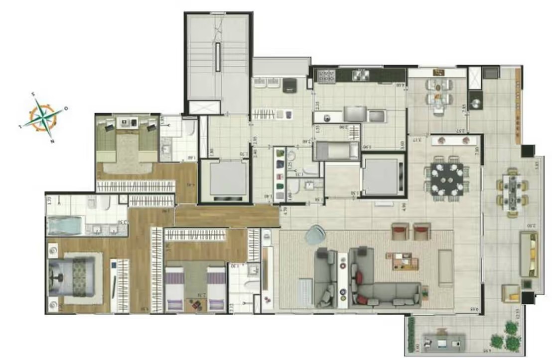 Apartamento, 4 quartos, 217 m² - Foto 24