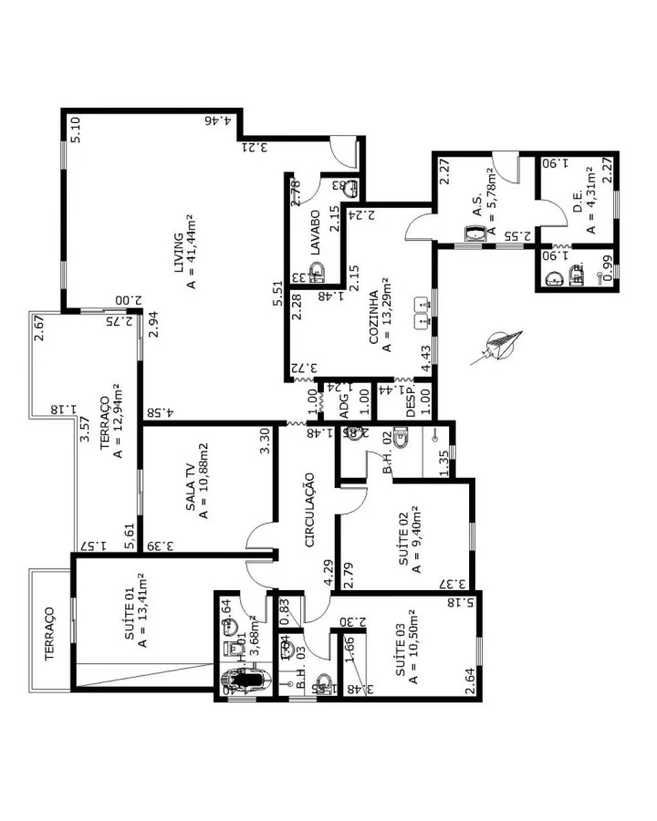 Apartamento, 3 quartos, 160 m² - Foto 13