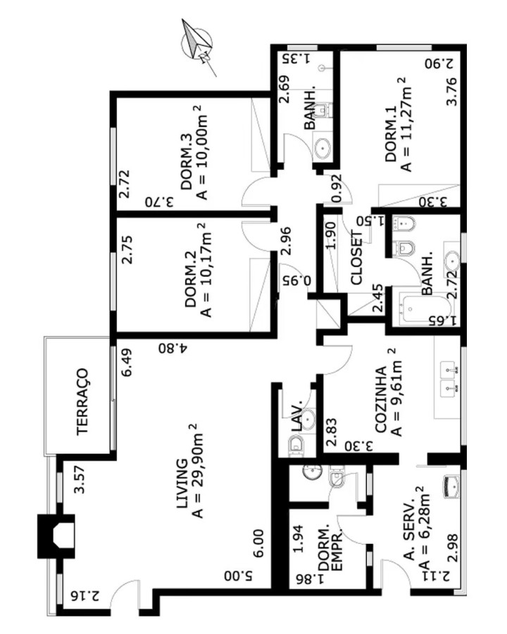 Apartamento, 3 quartos, 122 m² - Foto 39
