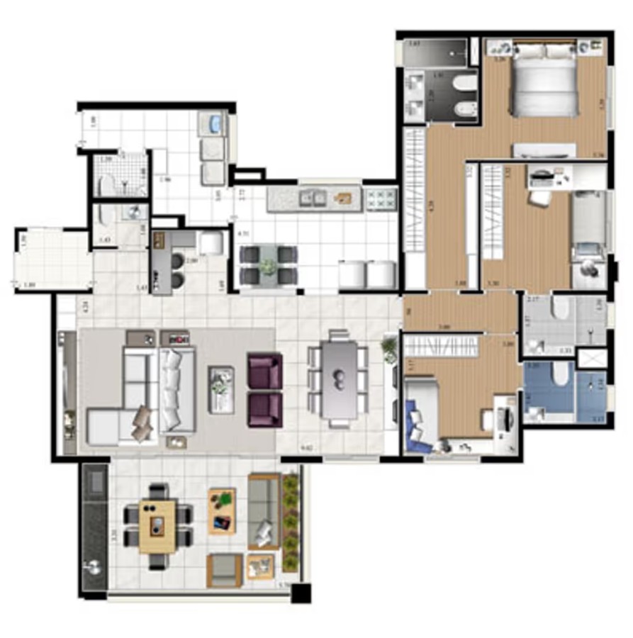 Apartamento, 3 quartos, 160 m² - Foto 22
