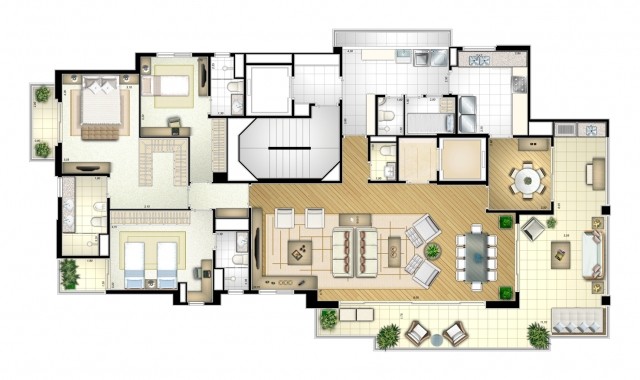 Apartamento, 3 quartos, 216 m² - Foto 44