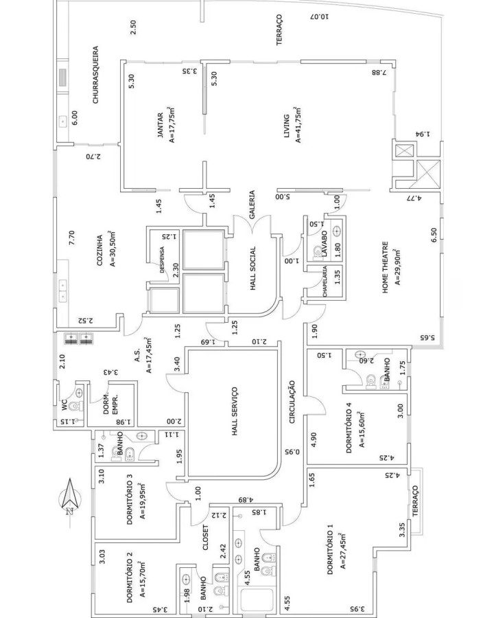 Apartamento, 4 quartos, 374 m² - Foto 23