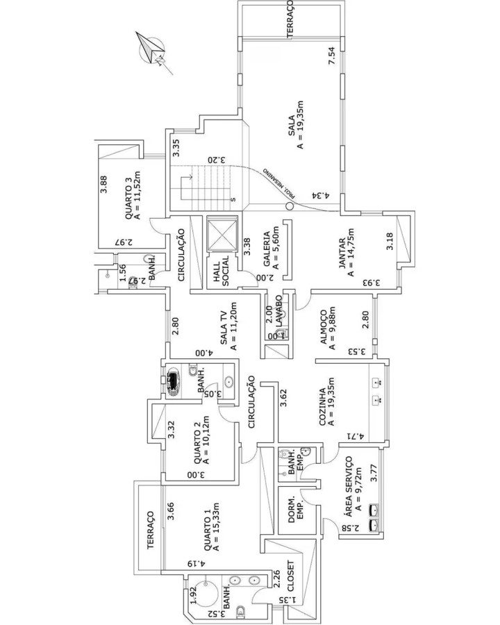 Apartamento, 4 quartos, 225 m² - Foto 43